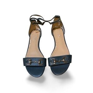 Brooks Brothers 346 Leather Sandals – Blue, Size 6